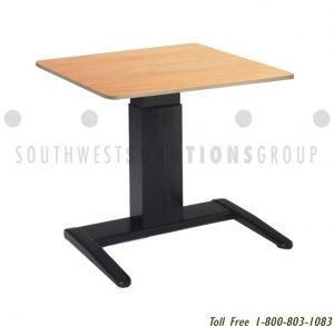 height adjustable desks and workstations