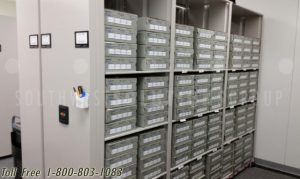 paraffin blocks storage high density shelves racks