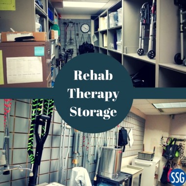 physical therapy equipment storage
