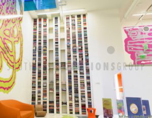 tall library shelving for improved storage capacity