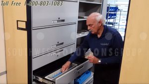 high density shelving accessories drawers