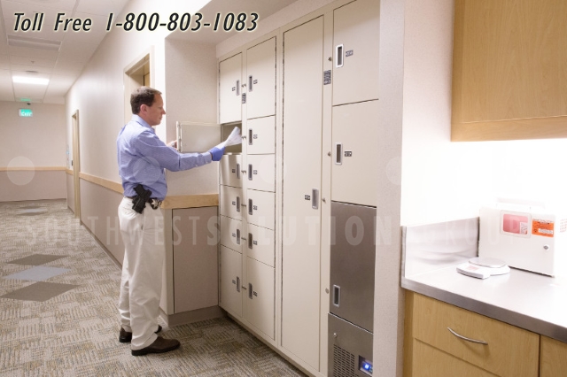 property storage cabinets and security lockers