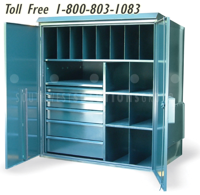 Outdoor Steel Metal Storage Locking Large Heavy Duty
