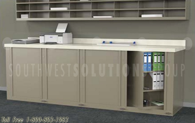 rotating storage with built in countertop