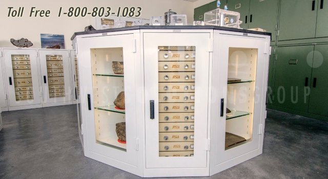 non off gassing museum display storage cabinets