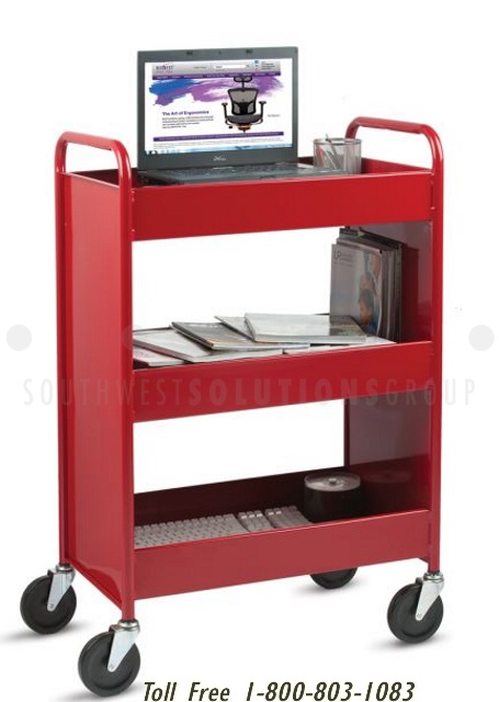 rolling utility push trunk shelving