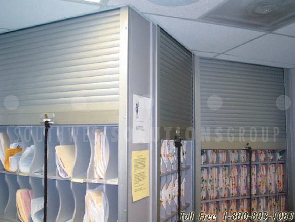 secure shelving shutter doors that roll up and down