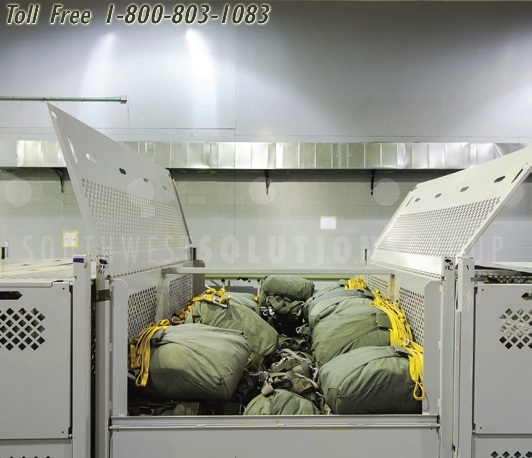 parachute storage system container military