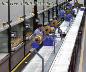 rapid order fulfillment vlm motorized conveyor system