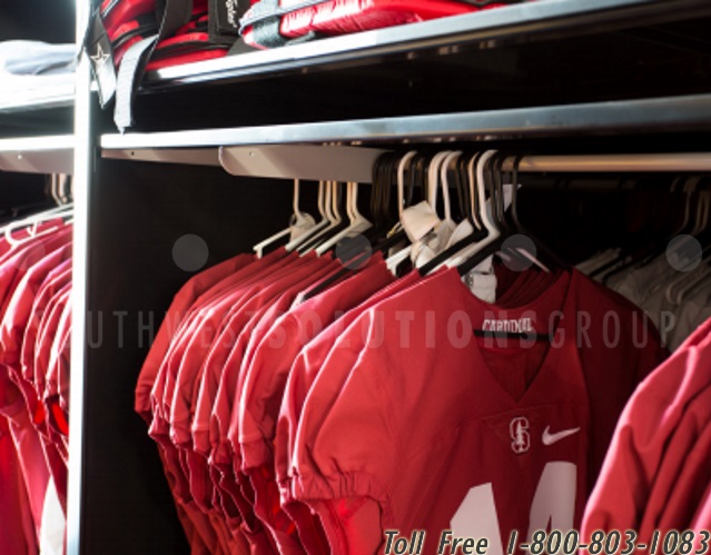 compliant and accessible athletic gear storage