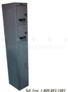 concealed assault rifle school safety locker with secure keyless storage access
