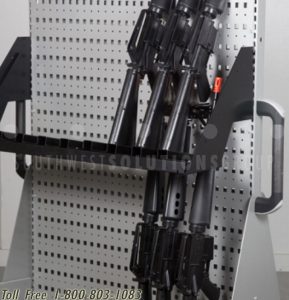 horizontal half shelf narrower space weapons storage
