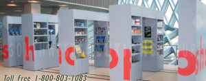 compacting library retail shop kiosk