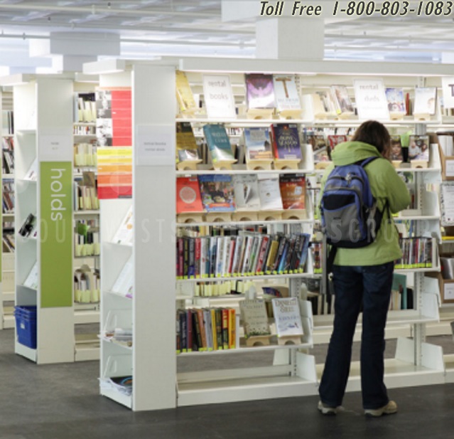 Library Shelving Lights Raceway Frames Illuminate Book Stack Storage