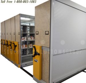 mobile compact wire shelving