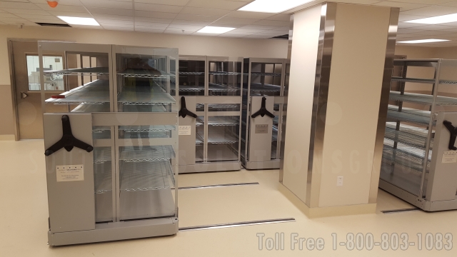 Sterile Core Surgical Kit Storage | Space Saving Hospital Rolling Racks