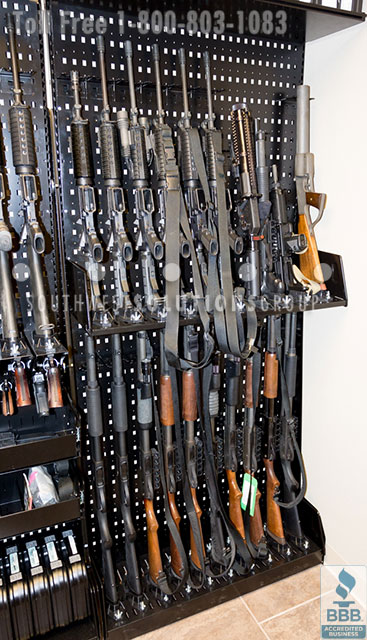 Bulk Weapons Firearm Storage Long Guns Pistols Racks Carts Lockers