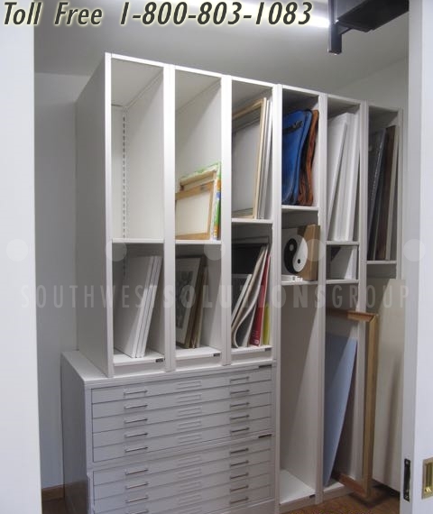 Art Storage: Mobile Art Rack System: Painting Storage