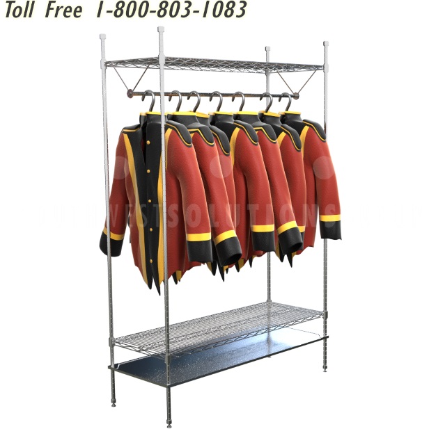 storing theatre stage cast clothing scene props