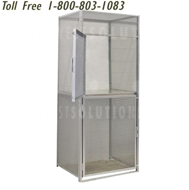 wire ventilated athletic equipment cage locker