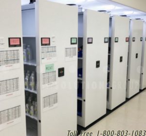 automatic movable compact shelves lab ventilation