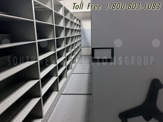 high density school archive mobile shelving