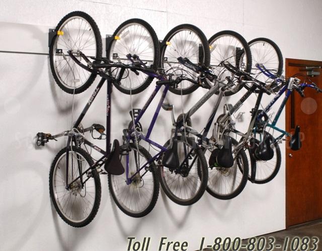 vertical wall mounting bike parking storage