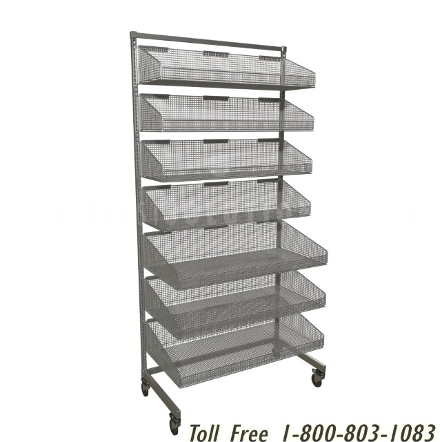 Hanging Wire Bin Supply Adjustable Shelves for Canned Food Storage