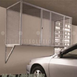 overhead condo parking garage locker cages