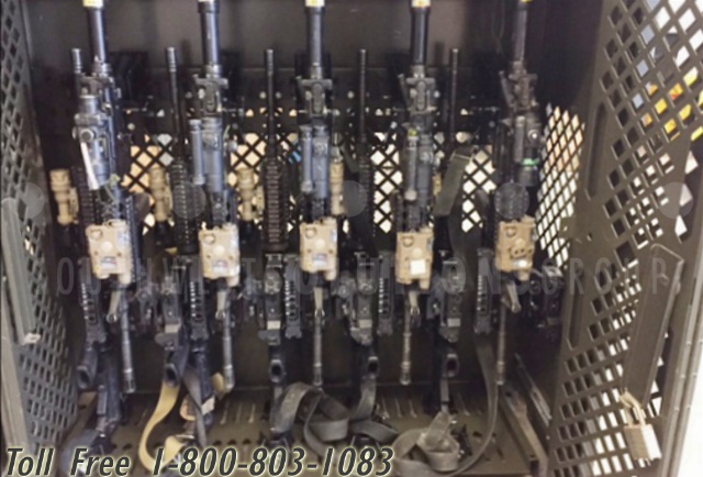 armed forces weapons cabinet racks