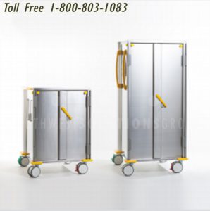 rolling washing tunnel resistant carts