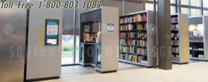library kiosk high density shelves slide cabinets stock