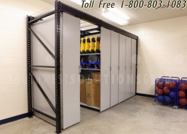 Overhead Sliding Shelving  Suspended Mobile Compact Storage