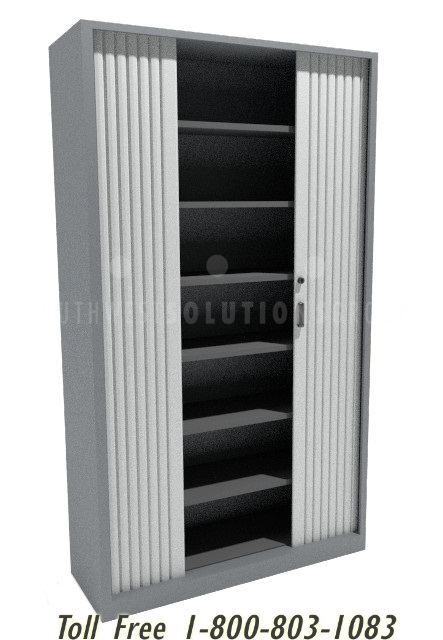 locking doors slide adjustable shelving storage
