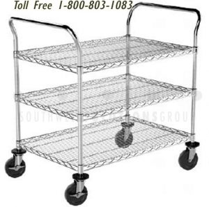 portable wire utility carts