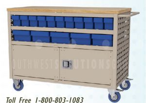rolling louvered cabinet carts