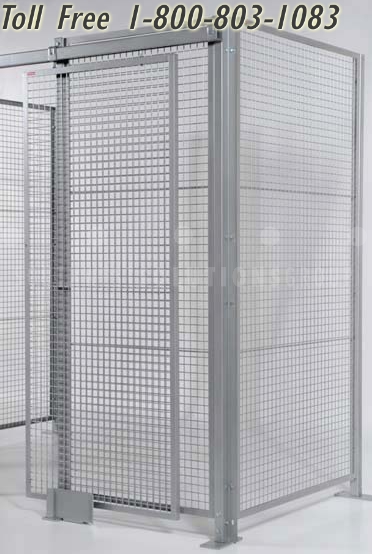 pharmacy labs food processing cleanrooms stainless steel cage fencing