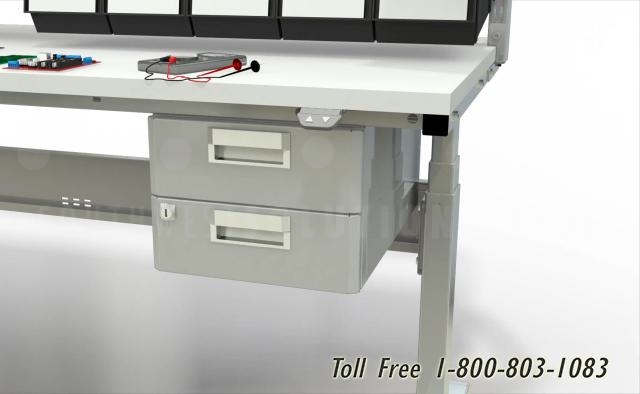esd workstations ergonomic adjustable r&d tables
