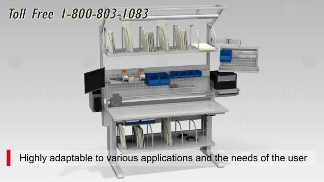 packaging shipping receiving station workbenches