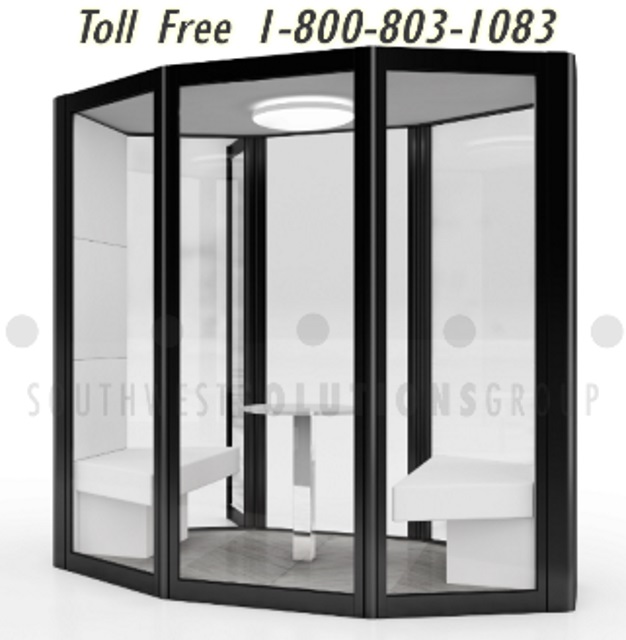 soundproof phone commerce airflow huts