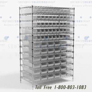 wire shelving bin storage racks jacksonville miami tampa orlando st petersburg tallahassee fort lauderdale port lucie cape coral