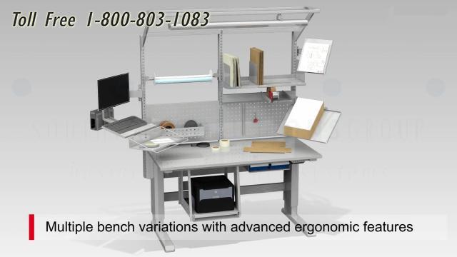 workbenches ergonomic warehouse tables