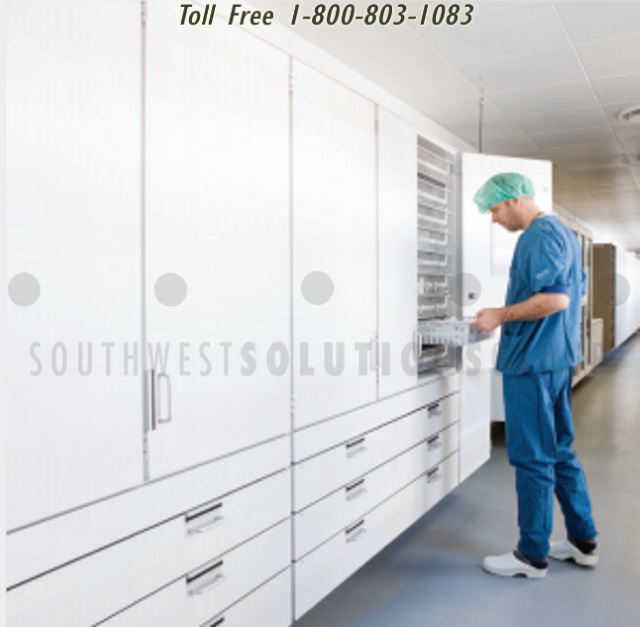 adjustable cabinets baskets drawers shelves removable tilting bin clinic storage