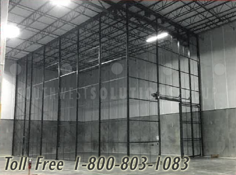 cannabis wire partition enclosure security charlotte raleigh greensboro durham winston salem fayetteville cary wilmington high point