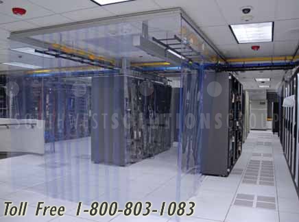 data center server room curtains