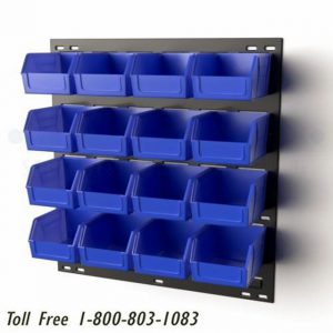 extra large plastic stacking bin wall panel shelves