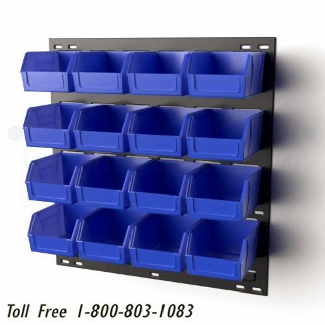 extra large plastic stacking bin wall panel shelves