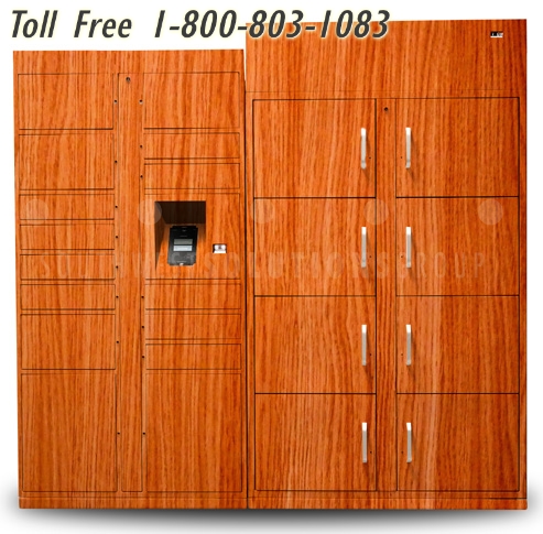 package food dropoff smart locker systems