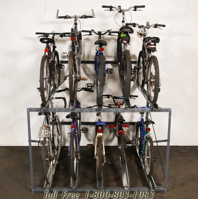 condominium garage bicycle shelf