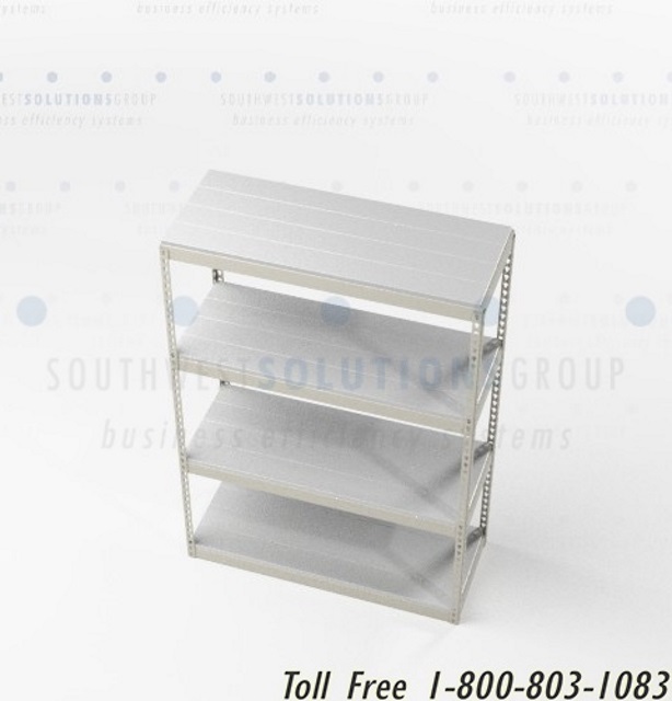 Industrial Wide Span Boltless Steel Shelving Retail Backroom